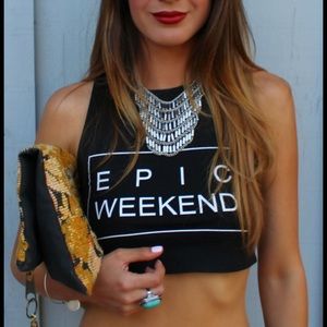 H&M sleeveless Crop top